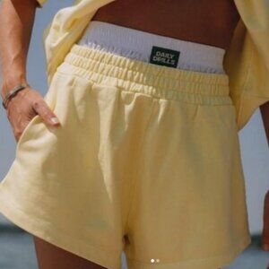 RARE Daily Drills Lemonade Yellow Boxer Super Shorts Size M